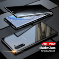 Miniatyrbillede 2 af 3: Samsung Note 10 Privacy Full Coverage Premium Cover Glassback V4 Transparent