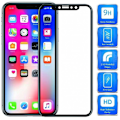 Miniatyrbillede 1 af 2: iPhone X hærdet glas 0,26 mm 2,5D 9H Fullframe Transparent