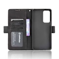 Miniatyrbillede 7 af 7: Motorola Edge 20 tegnebog etui PU læder 6-LOMMES Winston V3 Black