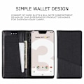 Pikkukuva 2 / 7: Google Pixel 3:n tyylikäs PU-nahkakotelo RFID-estolla Black