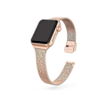 Miniatyrbillede 7 af 9: Apple Watch 38mm / 40mm / 41mm Slim Armbånd Milanese Loop Rosenguld