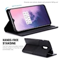 Miniatyrbillede 3 af 6: OnePlus 6T elegant etui i PU-læder med RFID-blok Black