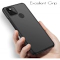 Pikkukuva 3 / 5: Google Pixel 4a 5G Ultraohut kumipäällysteinen mattamusta Cover Basic V2 Black