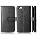 Miniatyrbillede 2 af 8: iPhone 6S Plus praktisk pung-etui med 11-bakker Svart