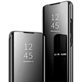 Pikkukuva 1 / 4: Xiaomi Mi 11T / 11T Pro Flip Case Clear View Seisova V2 Rocket Black