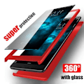 Pikkukuva 2 / 3: Huawei Y6 2018 360° 3in1 FullCover Shell + 0,26mm 9H lasi Svart