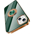 Miniatyrbild 3 av 8: iPhone 14 Elegant & Stöttåligt Skal med Ringhållare Flawless Svart