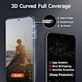 Miniatyrbild 5 av 6: 2-PACK Google Pixel 8 Härdat glas 0.26mm 2.5D 9H Transparent