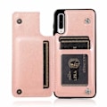 Pikkukuva 2 / 9: Samsung A50 iskunkestävä kansikorttipidike 3-POCKET Flippr V2 Pink gold