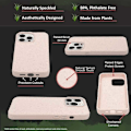 Pikkukuva 3 / 11: iPhone 12 Mini Iskunkestävä ympäristöystävällinen matkapuhelinkotelo NordCell™ Gul