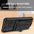Miniatyrbild 5 av 7: Samsung S24 Plus Stöttåligt Skal Kickstand & Kortfack ThinArmor V3