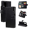 Miniatyrbillede 1 af 6: Samsung A33 5G praktisk pung-etui med 12-bakker Array V4 Black
