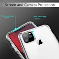 Pikkukuva 5 / 8: 360 ° Täysi suoja ja iskunvaimennin iPhone 12 Pro Max Transparent