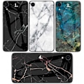 Miniatyrbillede 2 af 7: iPhone XR Marble Shell 9H hærdet glas bagside glas bagside V2 Green Emerald Green
