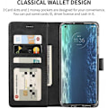 Miniatyrbillede 2 af 4: Motorola Moto Edge Plus Pung Etui PU Læder 4 RUMMET Black