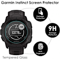 Miniatyrbillede 2 af 8: 2-PAK Garmin Instinct hærdet glas 0,2 mm 9H 2,5D Transparent