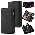 Miniatyrbillede 1 af 10: Xperia 5 III multifunktionelt pung etui Lynlås 13-rum Black