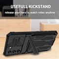 Miniatyrbild 4 av 6: Samsung S22 Plus Stöttåligt Skal Kickstand & Kortfack ThinArmor V3 Svart