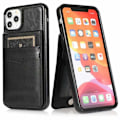 Pikkukuva 1 / 8: iPhone 11 Pro Mobile Cover Cover -korttipidike 6-POCKET Retro V3 Brun