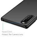 Pikkukuva 3 / 6: Xperia 10 IV Ultra-ohut kumipinnoitettu mattamusta Cover Basic V2 Black