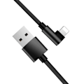 Miniatyrbillede 3 af 8: 2m holdbart flettet metallisk lynkabel Quick Charge 3.0 Blå