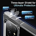 Miniatyrbillede 5 af 9: Samsung S22 Ultra stødabsorberende silikonecover Enkelt Transparent