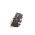 Miniatyrbillede 2 af 4: Samsung Galaxy S21 FE Flip Case Clear View Standing V2 Rocket Black