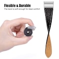 Miniatyrbillede 3 af 4: Fitbit Charge 2 Stilfuldt læderarmbånd Retro Black