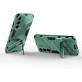 Miniatyrbillede 2 af 9: Samsung A55 5G stødsikkert cover med Kickstand ThinArmor V2 - Grøn Green
