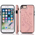 Miniatyrbillede 5 af 5: iPhone SE (2020 & 2022) Stødsikker coverkortholder 3-SLOT Flippr V2 Pink gold