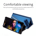 Pikkukuva 3 / 5: Samsung A7 2018 Smart Flip Case Clear View Seisova V2 Rocket Svart
