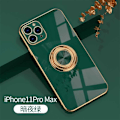 Pikkukuva 5 / 7: Tyylikäs ja iskunkestävä iPhone 11 Pro Max -kuori, jossa on Flawless sormusteline Svart