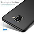 Pikkukuva 5 / 5: Samsung A8 2018 Ultra Thin Matte Black Cover Basic V2 Black