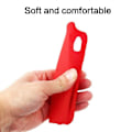 Miniatyrbillede 5 af 5: iPhone XS Max gummibelagt mat sort silikonecover Svart