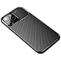 Miniatyrbilde 2 av 7: iPhone 14 Pro Støtsikker Slim Cover FullCarbon V4 Black