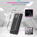 Miniatyrbillede 5 af 10: iPhone XS Max Transparent stødabsorberende cover MagSafe-kompatibel Transparent