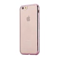 Miniatyrbillede 2 af 7: iPhone 7 stødabsorberende gummicover med rhinsten Guld
