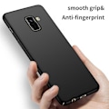 Pikkukuva 4 / 5: Samsung A8 2018 Ultra Thin Matte Black Cover Basic V2 Black