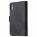 Miniatyrbillede 4 af 8: iPhone X / XS multifunktionelt pung etui Lynlås 8-rum Vinröd