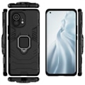 Pikkukuva 6 / 6: Xiaomi Mi 11 iskunkestävä kotelo ThinArmor sormustelineellä Black