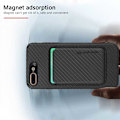 Miniatyrbillede 5 af 11: iPhone 7 Plus / 8 Plus Stødsikkert etui med magnetkortholder Magsafe RFID Black