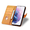 Miniatyrbillede 4 af 4: Samsung S24 Pung Etui PU Læder 4 RUMMER - Lysebrun