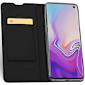 Miniatyrbild 1 av 5: Samsung S10 Flipfodral Skin Pro med Kortfack (SM-G973F) Svart