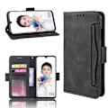 Miniatyrbillede 1 af 6: Huawei P Smart 2019 Pung-etui PU-læder 6-LOMMES Winston V3 Black