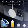 Miniatyrbillede 3 af 8: 3in1 komplet iPhone 12 Pro Max stødabsorberende etui MagSafe-kompatibel - Sort
