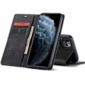 Miniatyrbild 3 av 5: iPhone 11 Pro Max Elegant Flipfodral CaseMe 3-FACK Svart