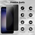 Pikkukuva 2 / 8: 2 PACK Samsung S24 Privacy Cured lasi 0,26mm 2.5D 9H