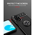 Miniatyrbillede 9 af 11: Xiaomi Redmi Note 11 / 11S Praktisk stødsikkert cover med ringholder V3 Black