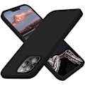 Pikkukuva 1 / 6: iPhone 13 Pro Erittäin ohut pehmeä kumipinnoitettu mattamusta kansi Black