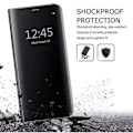 Miniatyrbillede 4 af 5: Huawei P30 Pro Smart Flip Case Clear View Standing V2 Rocket Svart